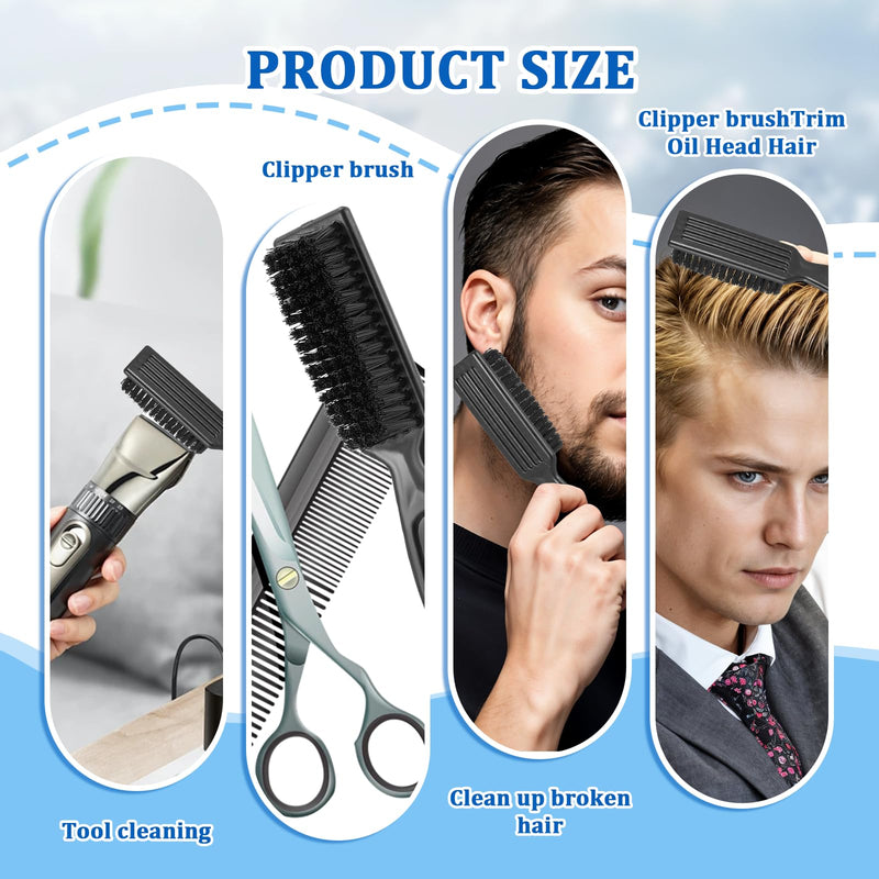 [Australia] - 12 Pcs Barber Neck Duster Brush, for Hair Cutting Barber Duster Soft Cleaning Face Brush Styling Fits for Hair Cutting and Home Use 