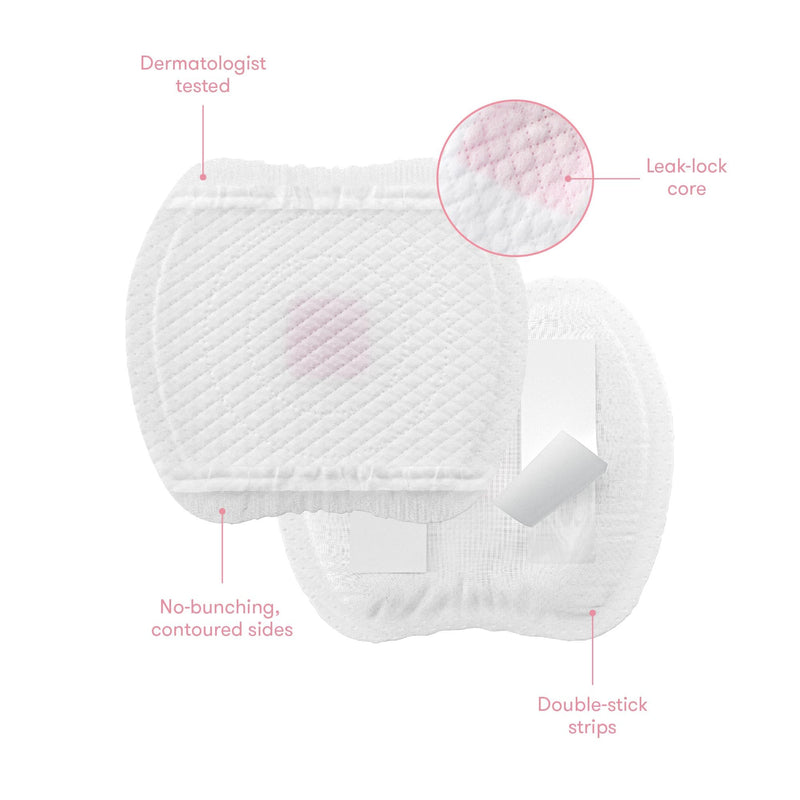 [Australia] - Frida Mom Nursing Pads, Disposable Nursing Pads with Ultra Absorbency, and Soft Texture, Breastfeeding Essentials, 60ct 60 Count 