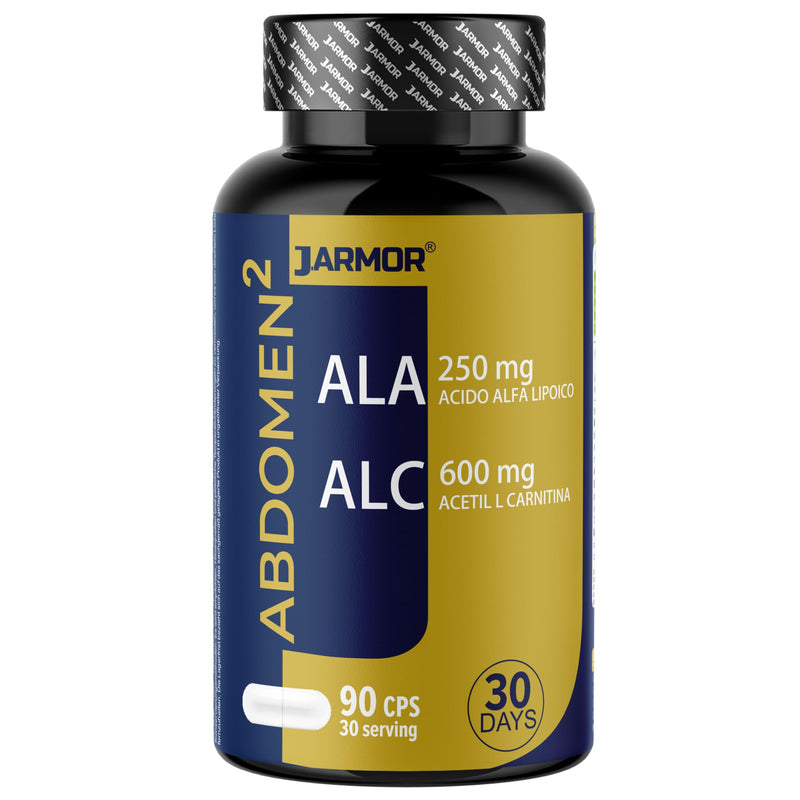 [Australia] - L-Carnitine 600 mg + Alpha Lipoic Acid Capsules High Dose - 90 Capsules - Acetyl l Premium Quality & Laboratory Tested - Pure L-Carnitine Tartrate - Most Stable Form of L Carnitine J.Armor Pharma Italy 