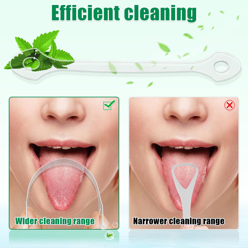 [Australia] - 25 Count Disposable Tongue Scraper, Plastic Tongue Cleaner for Adults and Kids, Tongue Scrubber for Oral Care, Promote Fresh Breath 25 Count 
