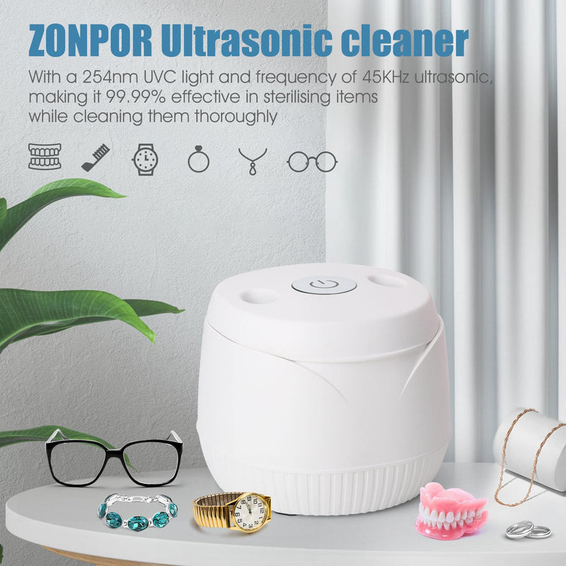 [Australia] - ANIREPUR ultrasonic cleaning device, UV ultrasonic cleaner for dental pod, dentures, aligners, retainers, whitening trays, dental splint 