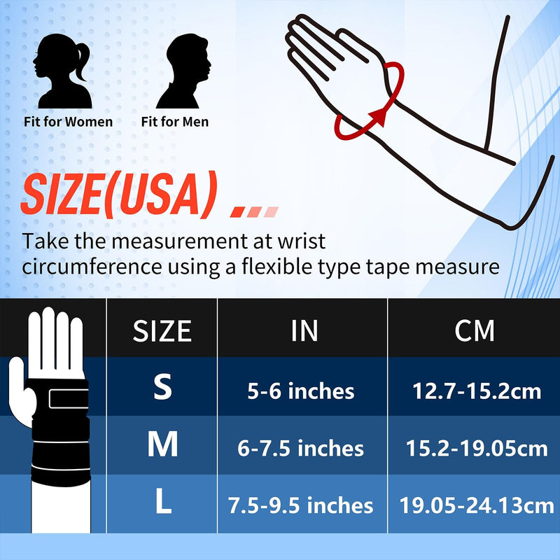 [Australia] - FEATOL 2 Pack Carpal Tunnel Wrist Brace For Work With Wrist Splint, Adjustable Wrist Guard Daytime Support For Women Men, Pain Relief For Pregnancy, Typing, Arthritis, Tendonitis, Right Hand Left Hand Medium 2 Pack (R and L)-Black. 