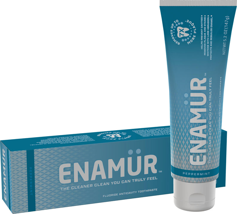 [Australia] - ENAMUR Premium Plaque & Stain Removal Toothpaste - New Launch Special: Plant Fiber Technology Removes 7X More Plaque, Whitens, Protects Enamel, 5.2 oz 