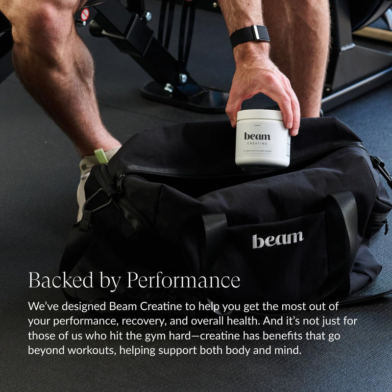 [Australia] - Beam Creatine Powder, Third Party Tested, Micronized Creatine Monohydrate Supplement, Creatine for Women and Men, Muscle Strength, Workout Recovery, Lean Muscle Growth, 30 Servings, Unflavored 5.29 Ounce (Pack of 1) 