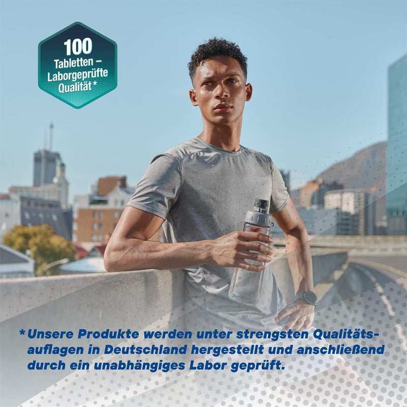 [Australia] - Saline tablets | Highly dosed with 1000 mg sodium chloride | Supply pack with 100 tablets 