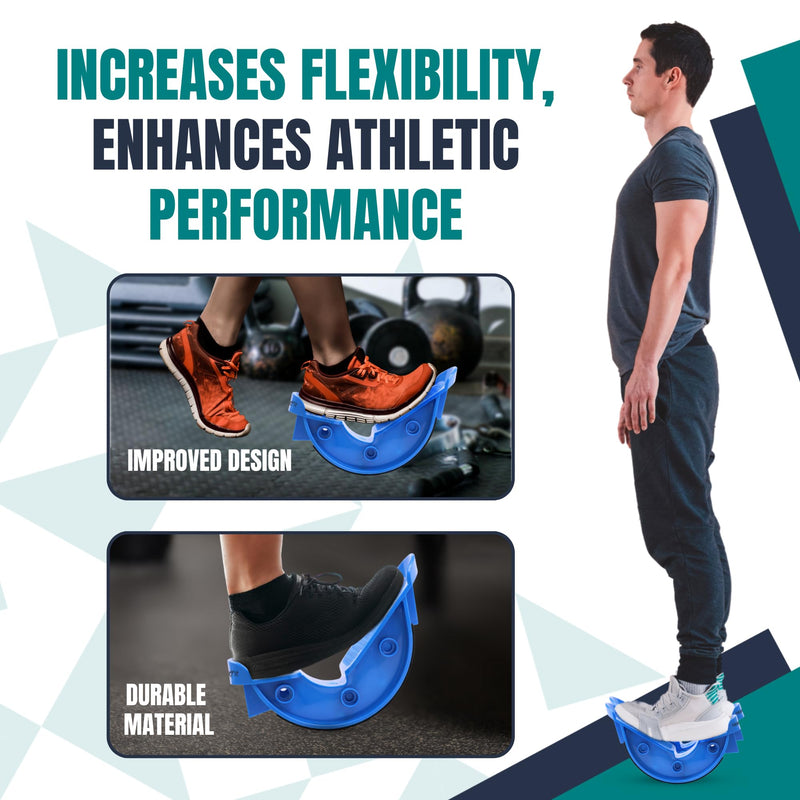 [Australia] - Foot & Calf Stretcher ‚Äì Premium Stretcher for Plantar Fasciitis, Achilles Tendonitis Relief ‚Äì Foot Rocker with Durable, Slip-Resistant Design - Stretch Guide for Effective Leg Flexibility 