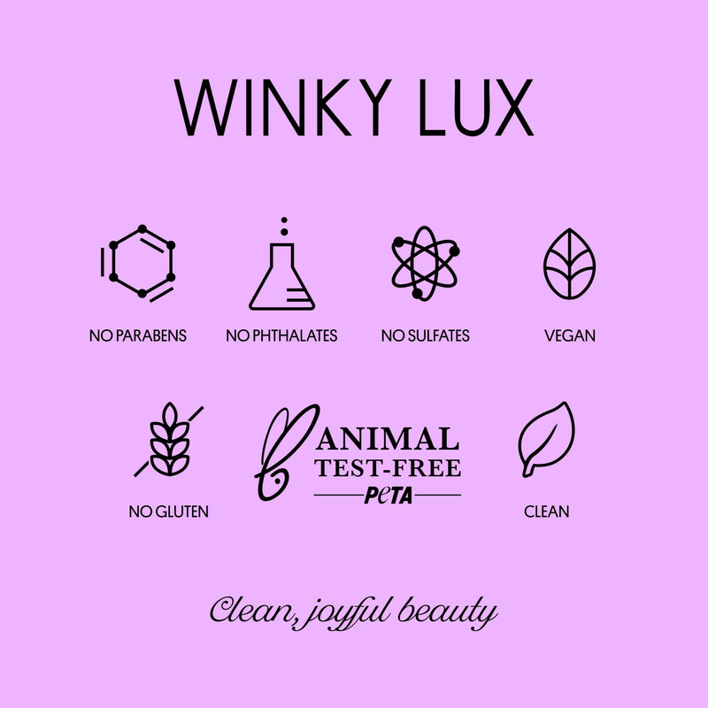 WINKY LUX Sorbet Tri-Color Tinted Lip Balm - Hydrating Pink Tint Sorbet - Light Pink