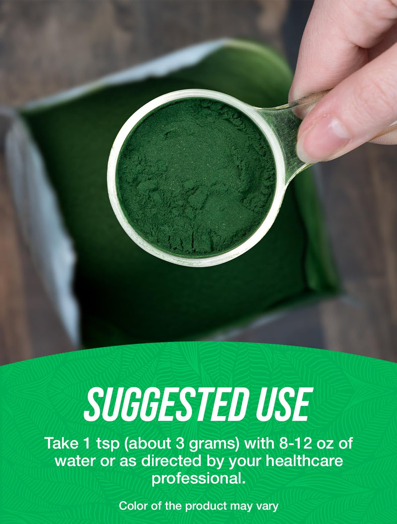 [Australia] - BulkSupplements.com Organic Spirulina Powder - Superfood, Green Spirulina Powder, Herbal Supplement - Vegan-Friendly, 3g per Serving, 500g (1.1 lbs) (Pack of 1) 500 Gram (17.6 Ounce) Powder 