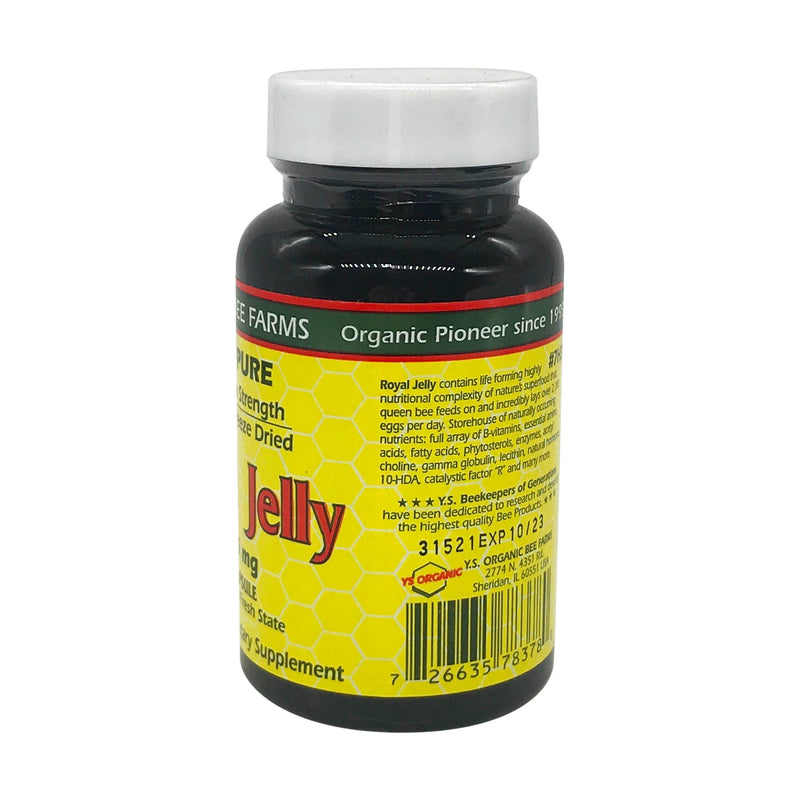 [Australia] - YS BEE Farms Pure Royal Jelly Capsules, 35 CT 