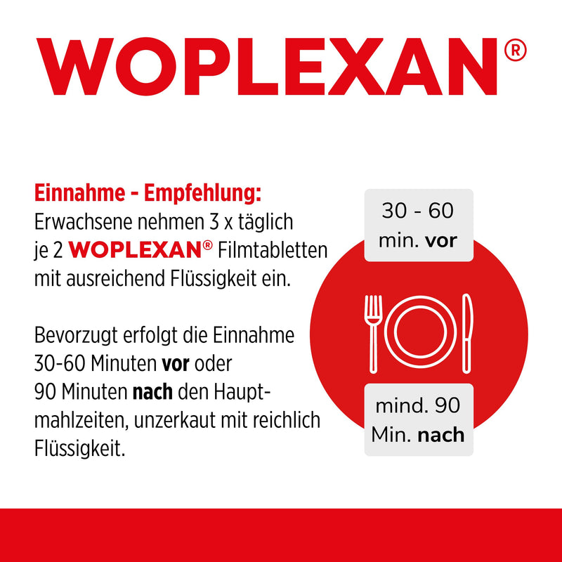 [Australia] - Woplexan enzyme combination - 6 high-dose enzymes (papain, bromelain, pancreatin, rutin, trypsin & chymotrypsin) - 120 tablets enteric-coated 120 pieces (pack of 1) 