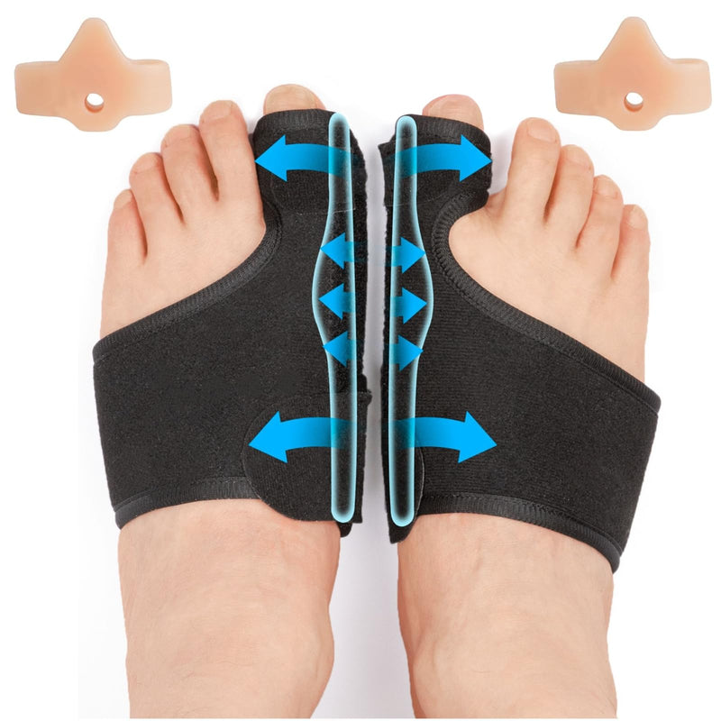 [Australia] - Katyjun 2x Hallux Valgus correction splint with 2x toe separators, bunion corrector 