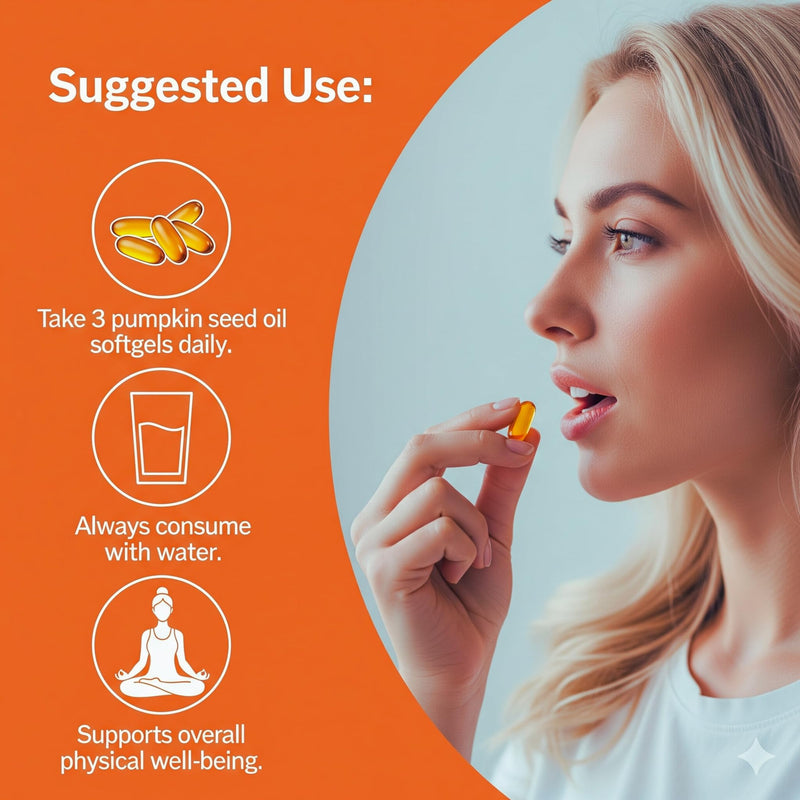 [Australia] - Pumpkin Seed Oil with Saw Palmetto ‚Äì 3000mg Per Serving, 300 Softgels | Cold Pressed Virgin Oil | Supports Prostate, Bladder, Urinary & Hair Health | Non-GMO 