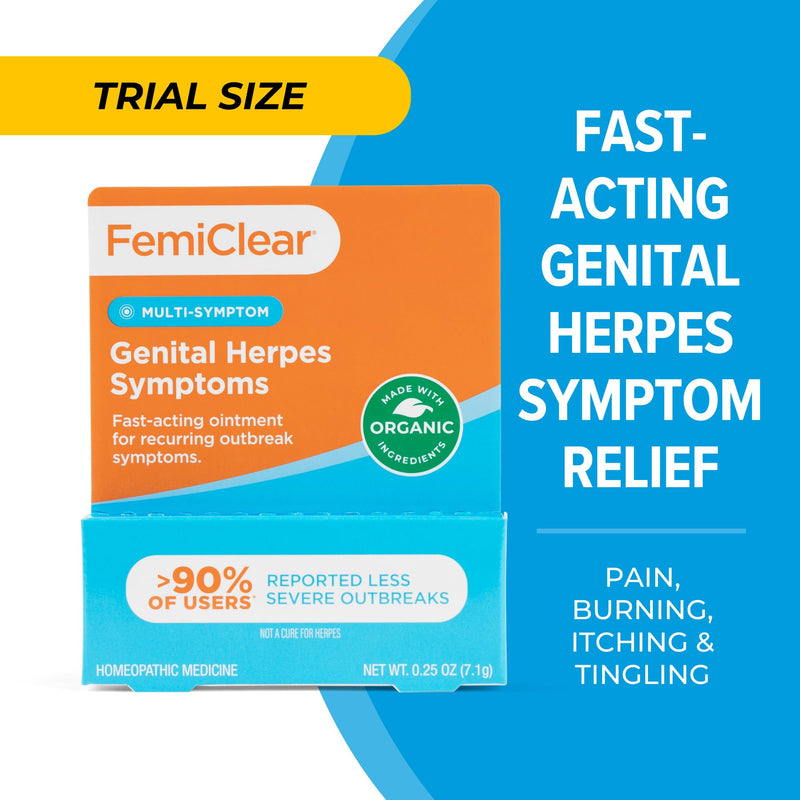 [Australia] - FemiClear, Multi-Symptom Relief - Formulated with All-Natural and Organic Ingredients - 0.25 Ounce Tube 