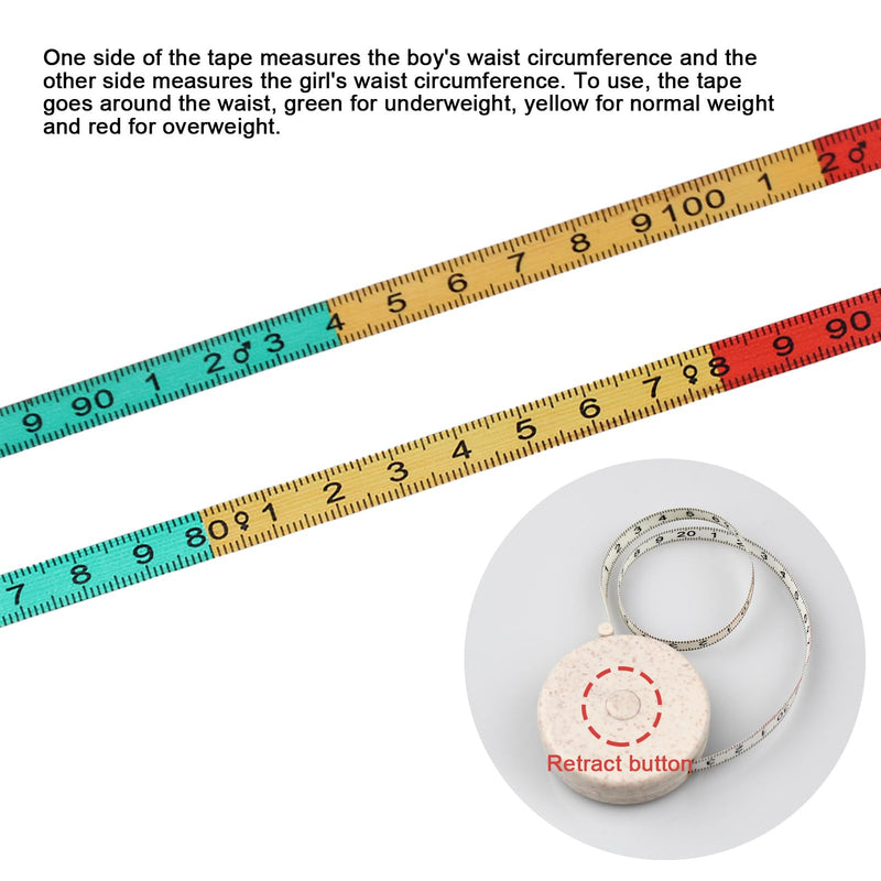 [Australia] - 1 piece body measuring tape, body measuring tape, body measuring tape, body measuring tape, body size measuring tape, fitness gadgets, fitness accessories, body measuring tape, retractable, for monitoring BMI, body measurement, fitness, 150cm 