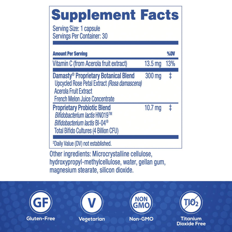 Florastor Digest + Skin Renew Probiotic, 30 Count (Pack of 2) 30 Count (Pack of 2)