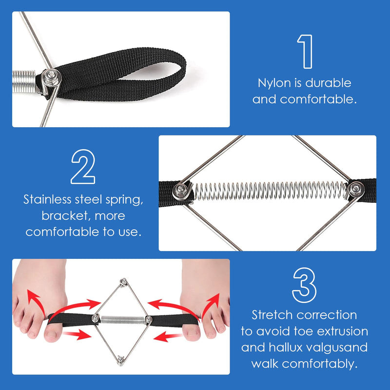 [Australia] - Nacerlary 1 PCS Hallux Valgus Toe Separator Training Band, Toe Separator for Relief, Easy to Use, Correction for Hallux Valgus Bunion for Men and Women 