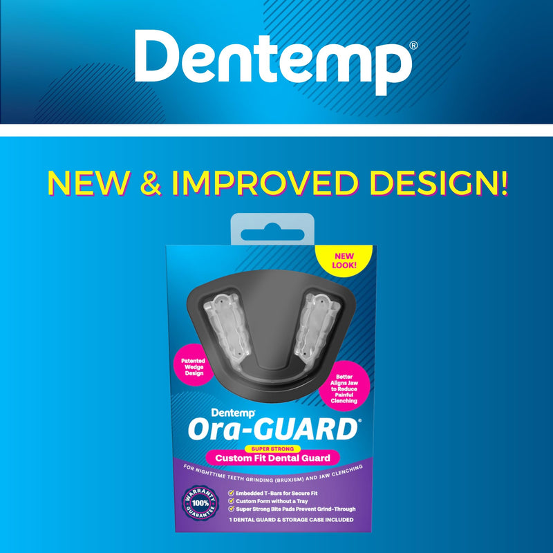 [Australia] - Dentemp Ora-Guard Custom Fit Dental Guard - Bruxism Night Guard for Teeth Grinding - Mouth Guard for Clenching Teeth at Night - Comfortable Mouth Guard for Sleeping - Relieve Soreness in Jaw Muscles… 1 Count (Pack of 1) 