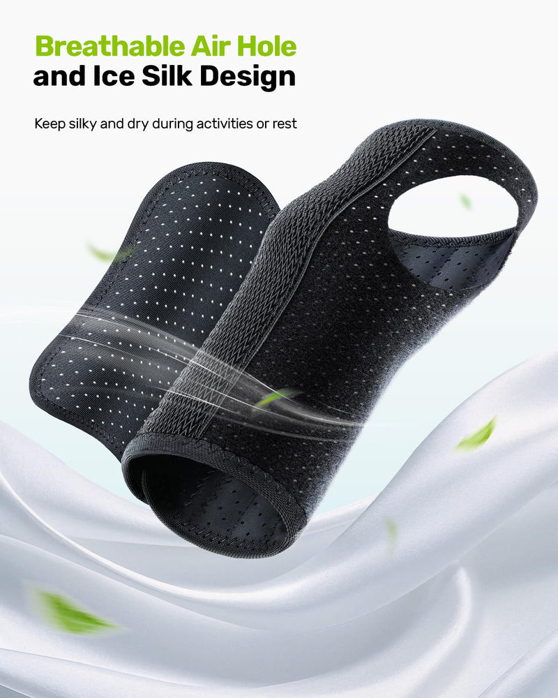 [Australia] - Carpal Tunnel Wrist Brace, Night Wrist Support No Pressure on Thumb, Lightweight Hand Brace for Sleeping Work, Splint Stabilizer Pain Relief for Sprain Arthritis, Gray Right Hand, Size M Medium 