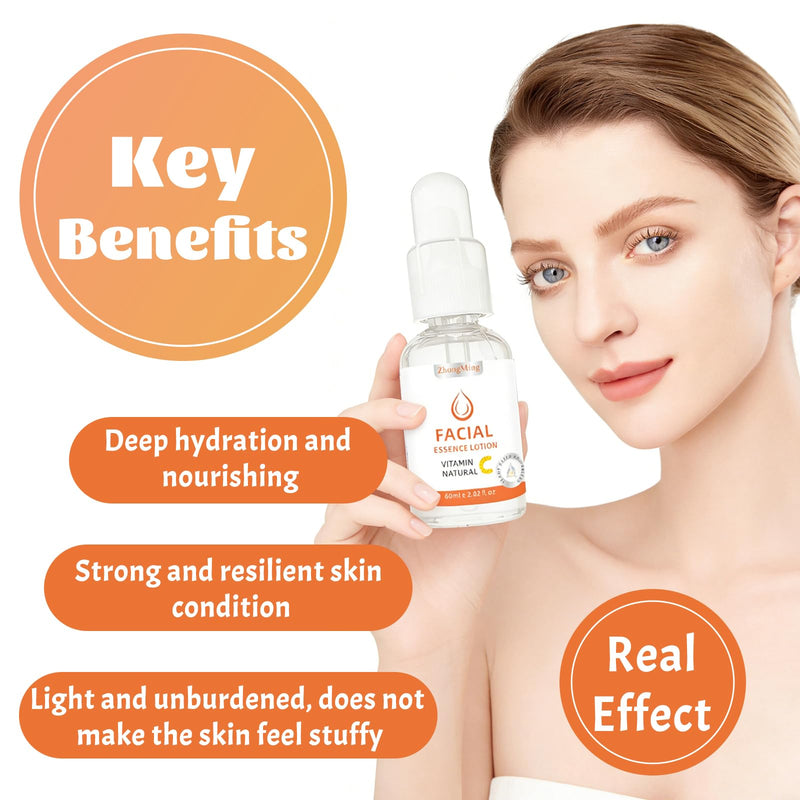 Vitamin C Serum – Brightens, Evens Tone, Hydrates, and Smooths | Anti Aging Serum with Hyaluronic Acid & Vitamin E – for Improving of Dark Spots, Fine Lines & Wrinkles – All Skin Types
