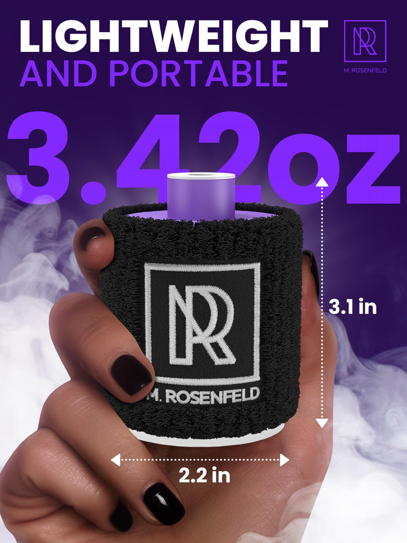 [Australia] - M. ROSENFELD Purple Mini Hookah Pump Hookah Starter with Rechargeable Battery - Electric Hookah Starter Vacuum Kit with Led Light - Mini Portable Charcoal Starter - Shisha Hookah Vacuum Starter Helper Purple Hookah Pump 