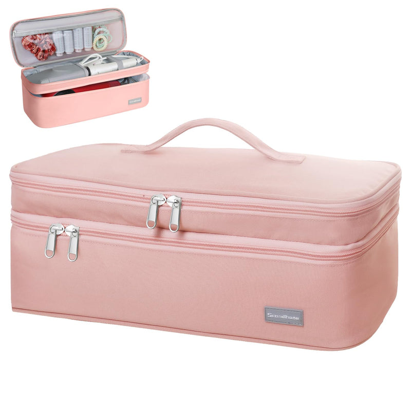 Double-Layer Travel Storage Bag & Travel Toiletry Bag for Women with Hanging Hook