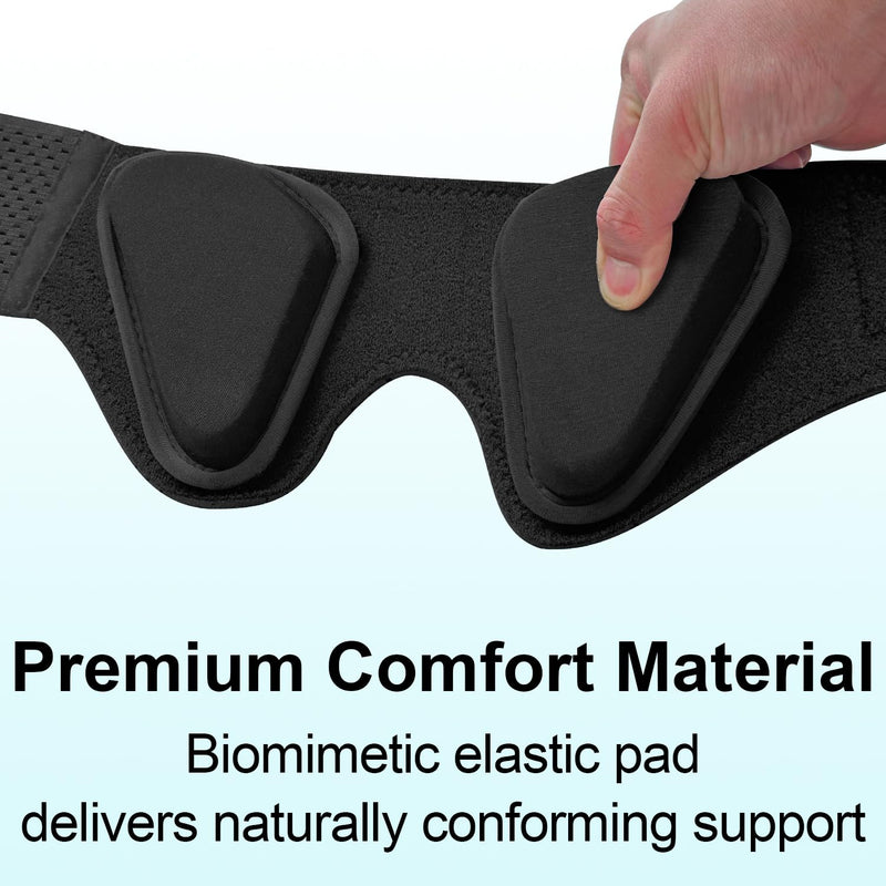 [Australia] - Universal Hernia Belt Truss for Men Women - Double/Bilateral Inguinal/Sports Hernia Support | Custom Fit, Comfortable Braces w/ Adjustable Left Right Groin Straps&Pads for Pain Relief/Pre&Post-Surgery 