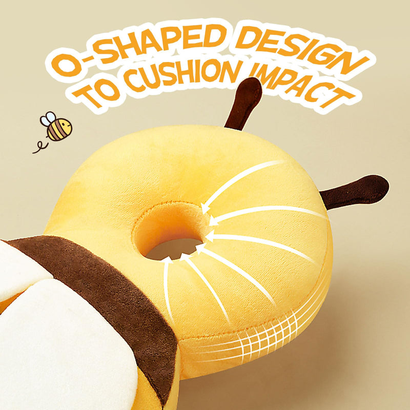[Australia] - Baby Head Protector Backpack: Alarm Function,Adjustable and Ultra-Light(Bee) Bee 