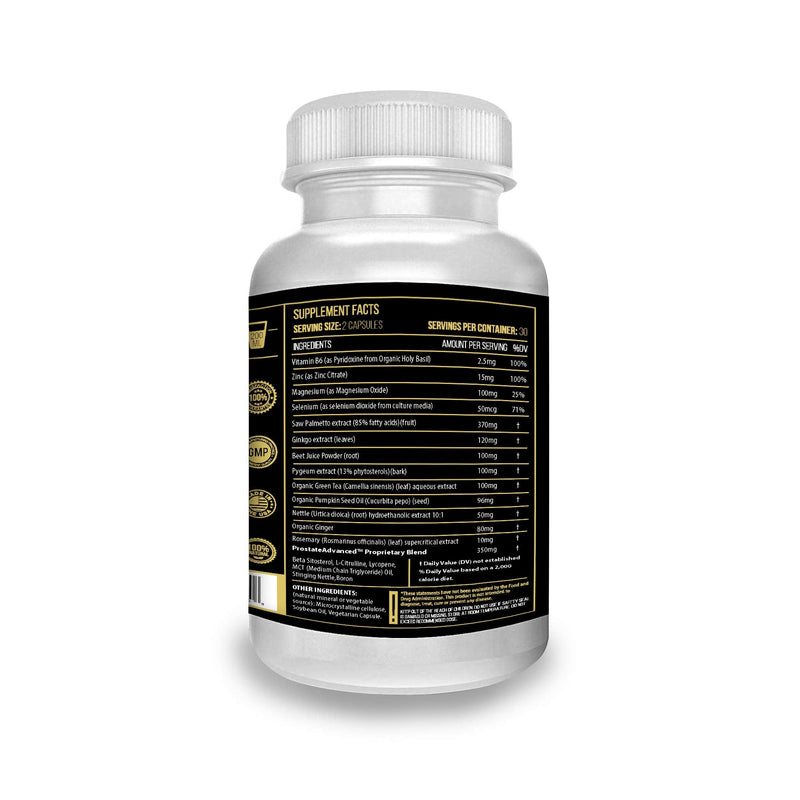 ACTIF Prostate Advanced Support with 20+ Factors, Complete Support for Urinary Health and Prostate - 60 Capsules, Made in USA, Non-GMO