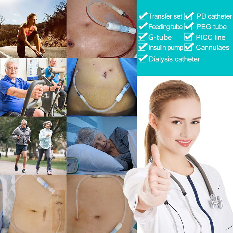 [Australia] - Breathable Peritoneal Dialysis Belt PD Catheter Holder with Mesh Pouch for G-Tube Feeding Tube Peg Tubing Accessories Transfer Set Fixation Medical Nursing Supplies Men Women Adult, Medium Medium (Pack of 1) 