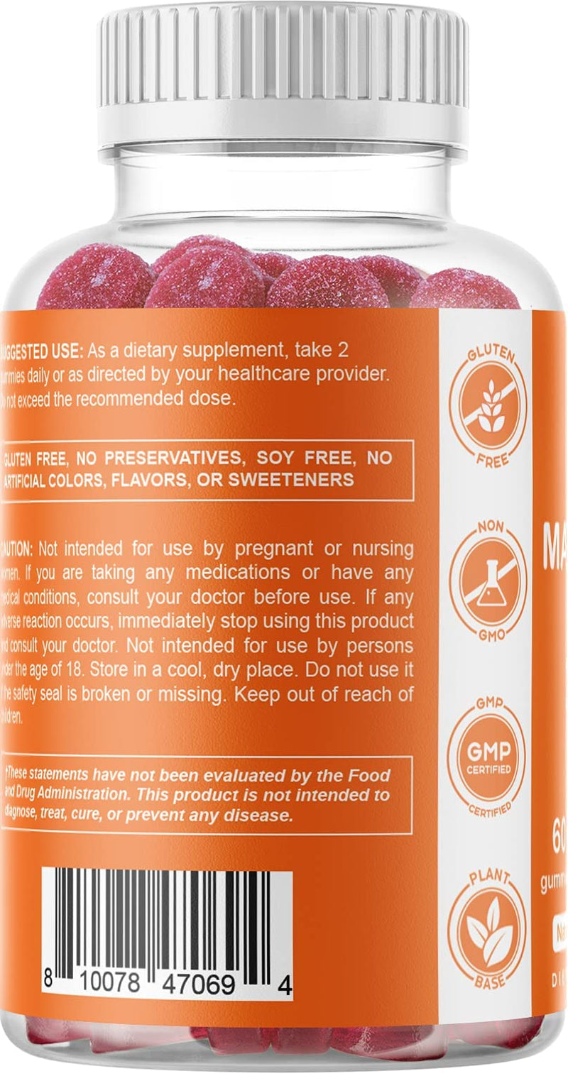 Vitamatic Magnesium & Vitamin D3 Gummies Combo - 60 Vegan Count Each