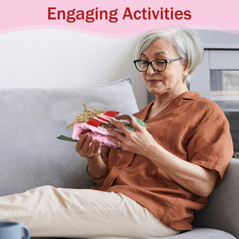 [Australia] - Fidget Wrist Cuff Sensory Toy-Fidget Toys for Dementia Products for Elderly, Anxiety Sleeve, Gifts and Activities for Seniors with Alzheimer's or Dementia, Sensory Fidget Spi 