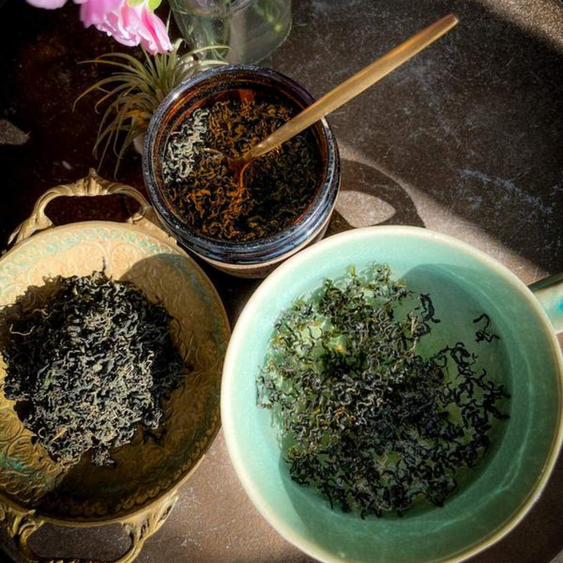 Anima Mundi Apothecary Gynostemma - Wild Grown Jiaogulan Leaf for Tea - Natural Source of Nutrients, Antioxidants, Vitamins and Minerals - Longevity Tea Leaves (2oz / 57g)