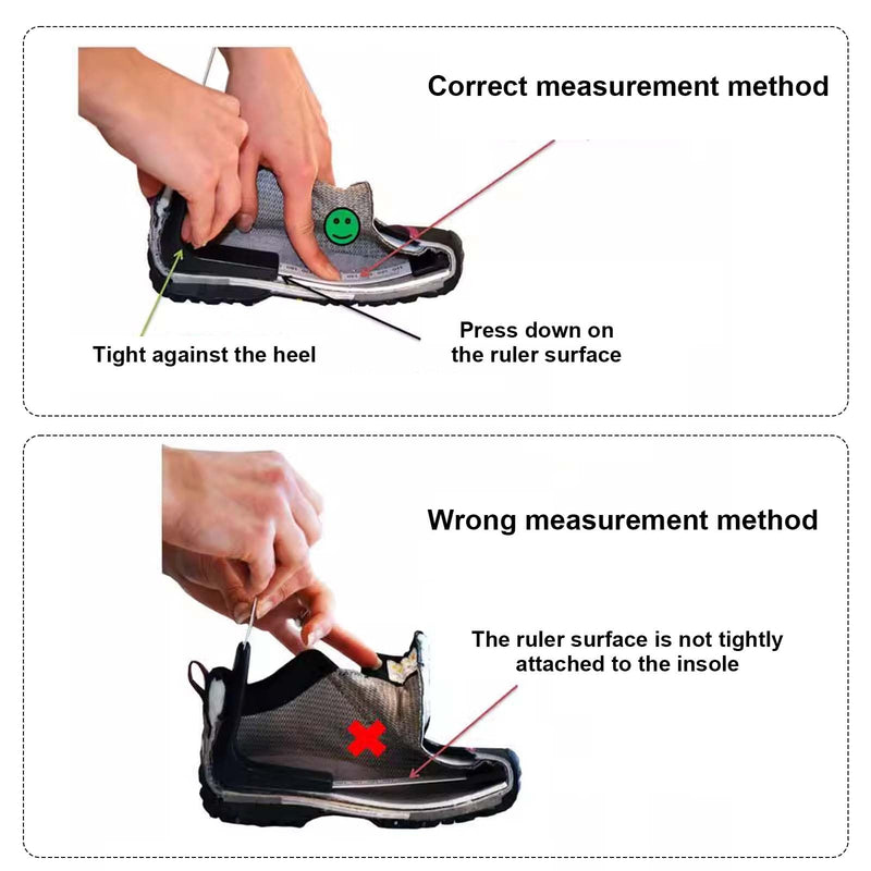 [Australia] - Telescopic shoe measuring device, 110-320 mm shoe measuring ruler for measuring shoe size, portable shoe size foot measuring device, foot and inner shoe measuring device, shoe sizer for children adults feet 