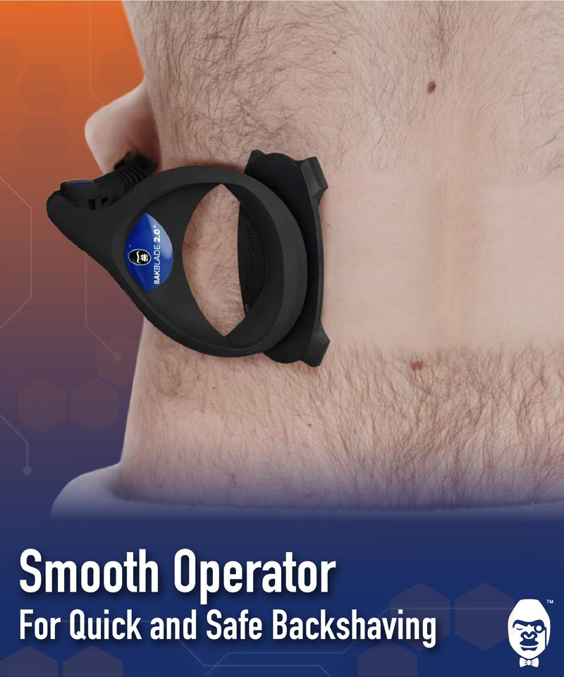 Bakblade 2.0 Back Hair Body Shaver Refill Cartridges 2.0, 2.0 Elite Shavers - Dryglide Technology (12 Razors Included) 12 Count (Pack of 1)