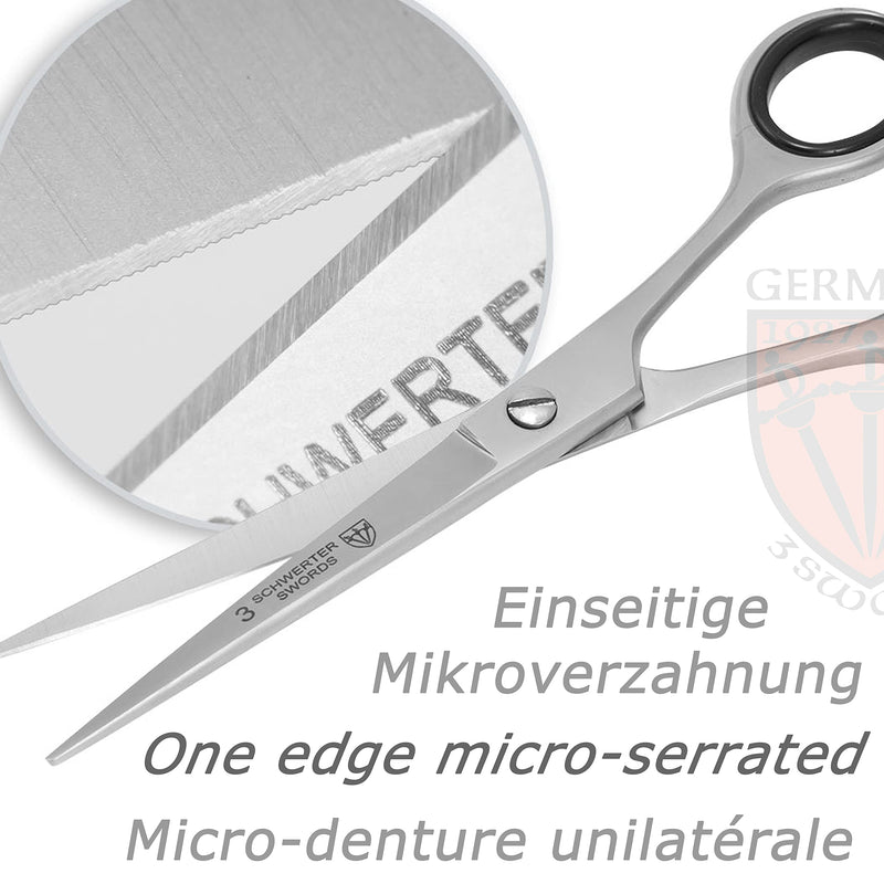 [Australia] - THREE SWORDS - Rustproof professional hair scissors hairdressing scissors in a case, NEW with comb and cloth hair scissors with comb 