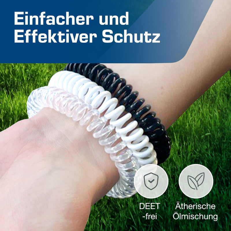 [Australia] - Active Era mosquito repellent bracelet (12 pieces), mosquito repellent outdoor, camping - mosquito bracelet for children and adults - natural anti-mosquito protection, waterproof, 10 days protection, 100% DEET free - modern 