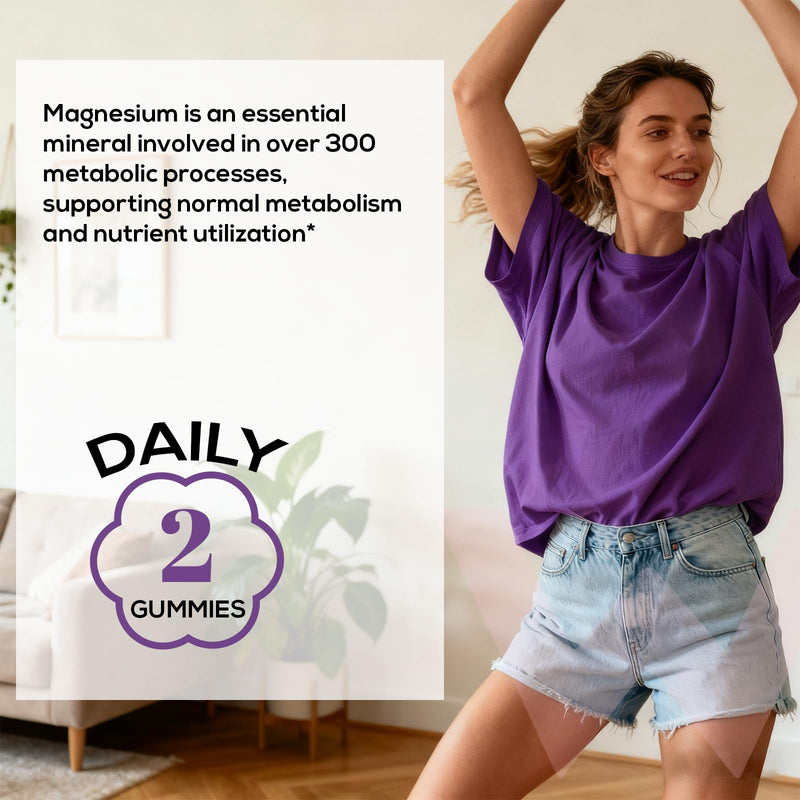 Wondermoon Magnesium Glycinate Gummies, Blueberry Flavor, 60 Gummies | Magnesium Gummies for Women -Supports Sleep, Calm, Muscle Relaxation -Magnesium Glycinate 400mg with Zinc, Vitamin D3, B6, E