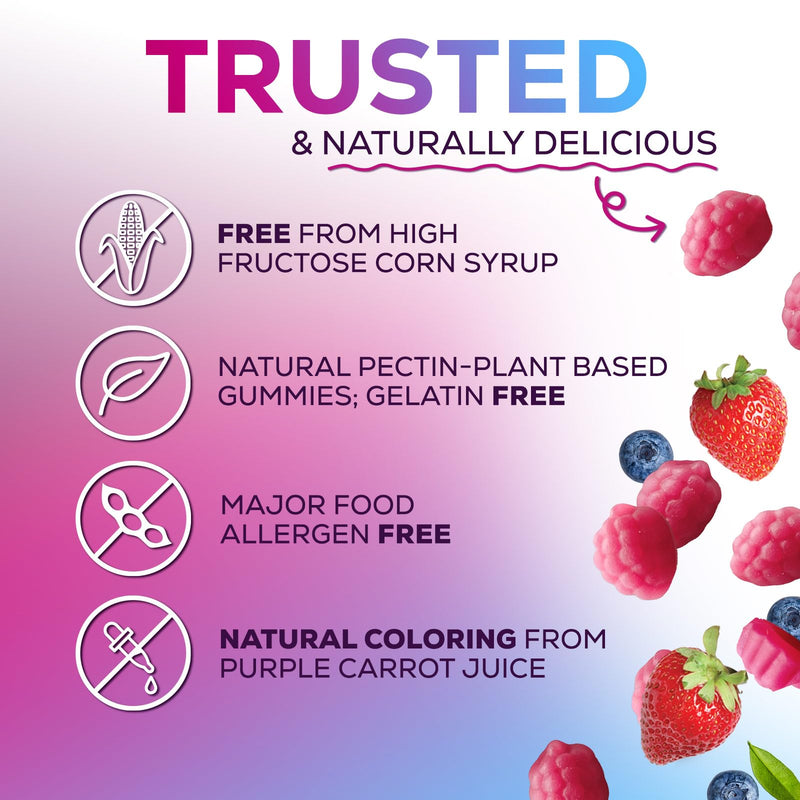 [Australia] - Zinc Supplement 50mg Gummies for Adults - Max Strength Skin Health & Immune Support Gummy, Vegan, Non-GMO & Gluten Free, Nature‚Äôs Antioxidant & Bone Health Chewable Tasty Berry Flavor - 60 Gummies 60 Count (Pack of 1) 