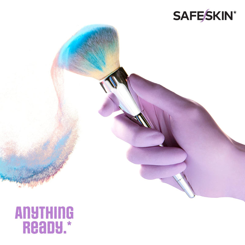 [Australia] - SAFESKIN Disposable Nitrile Gloves in POP-N-GO Pack of 50 or 200 Powder Free - Hair, Cleaning, Medical Use, Food Handling Medium (Pack of 50) 