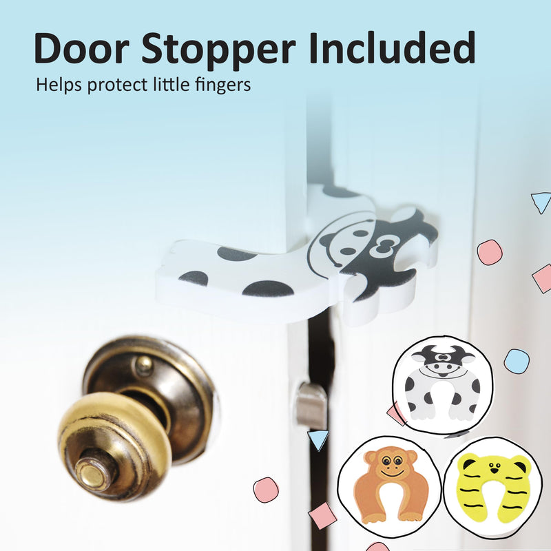 [Australia] - Baby Proofing Edge and Corner Guard Protector Set for Back to School, 20 Feet Edges & 8 Foam Corners, Furniture and Tables Child Baby Proof Bumpers, Pre-Taped Corner Cushions - Oyster White 20 Feet + 8 Corners 