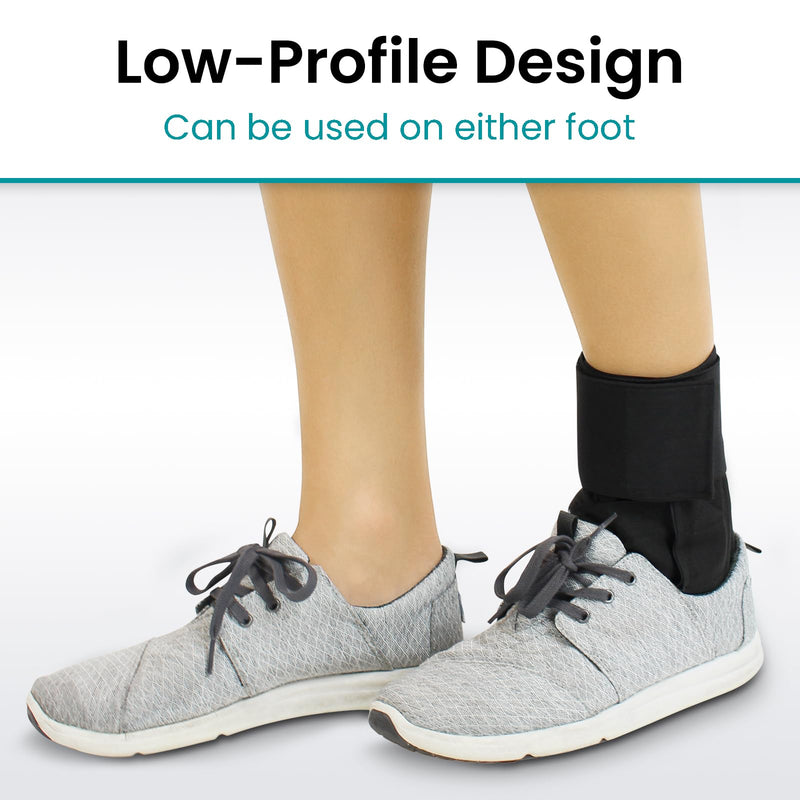 Vive Lace Up Ankle Brace - Men, Women Foot Support Stabilizer Compression Sleeve - Sprained Adjustable Leg Splint - Sprain Rolled Immobilizer Wrap Guard for Running, Volleyball, Basketball, Soccer (M) Medium (Pack of 1)