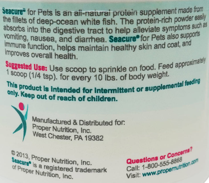 Proper Nutrition- Seacure for Pets 100 GMS - PawsPlanet Australia
