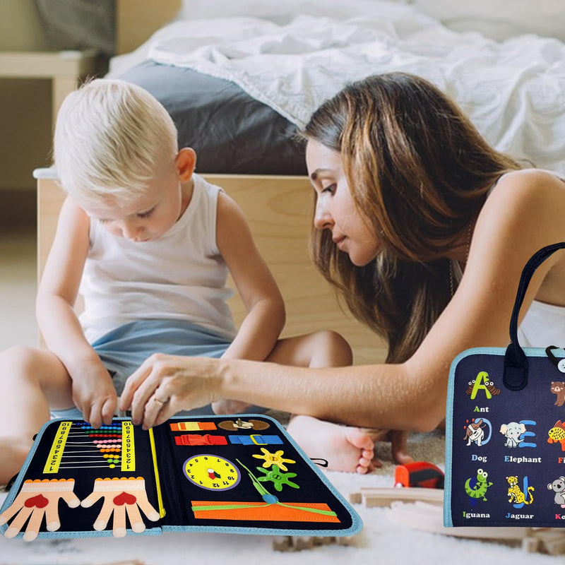 [Australia] - IGTOPS Nesting Blanket for Dementia Sufferers, Autistic, Alzheimer's, Children, Elderly, Early Learning Board, Sensory Toy, Learning to Tie Shoes and Buttons, Sensory Blanket for Hand Movement 