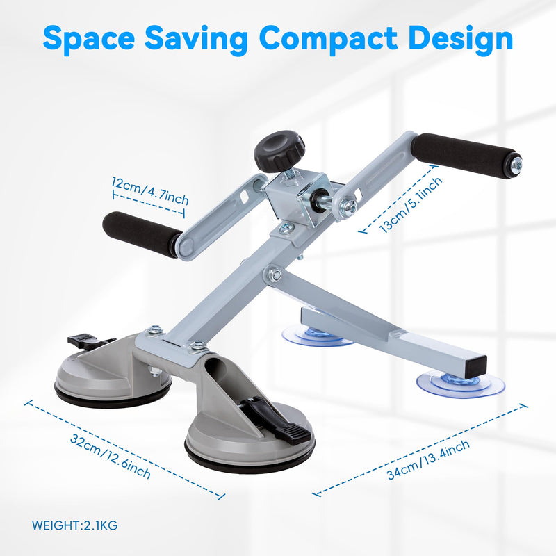 [Australia] - Arm Bike for Physical Therapy, Multifunction Rehabilitation Exerciser for Arm and Shoulder, Stroke Rehab Equipment, Portable Indoor Arm Cycle for Seniors, Adjustable Resistance, Anti-Slip 