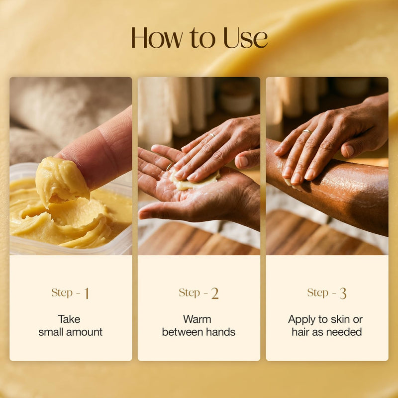 100% Pure Yellow Shea Nut Butter 7oz Unrefined & Raw Natural Moisturizer for Skin Hair & Lips, African Shea Butter Rich in Vitamins & Antioxidants No Added Color or Fragrance 7 Fl Oz (Pack of 1)