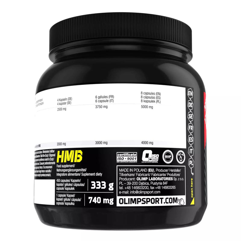 OLIMP SPORT NUTRITION Olimp HMB - Pack of 450 Capsules