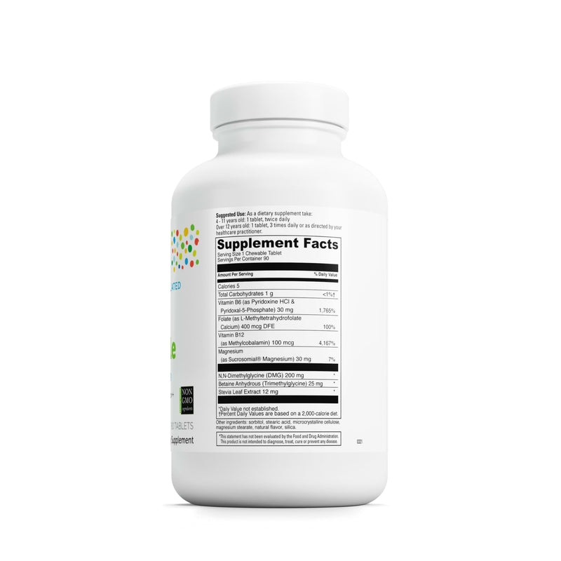 Little DaVinci Focus Chewable - Supplement to Support Behavior, Brain Health, and Immune Health for Kids* - With Vitamin B6, Folate, Vitamin B12, and More - Orange Flavor -Sugar-Free - 90 Tablets