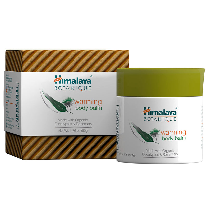 [Australia] - Himalaya Botanique Warming Body Balm for relaxation, Provides Long Lasting Comfort, 1.76 oz, 2 Pack 1.76 Ounce (Pack of 2) 