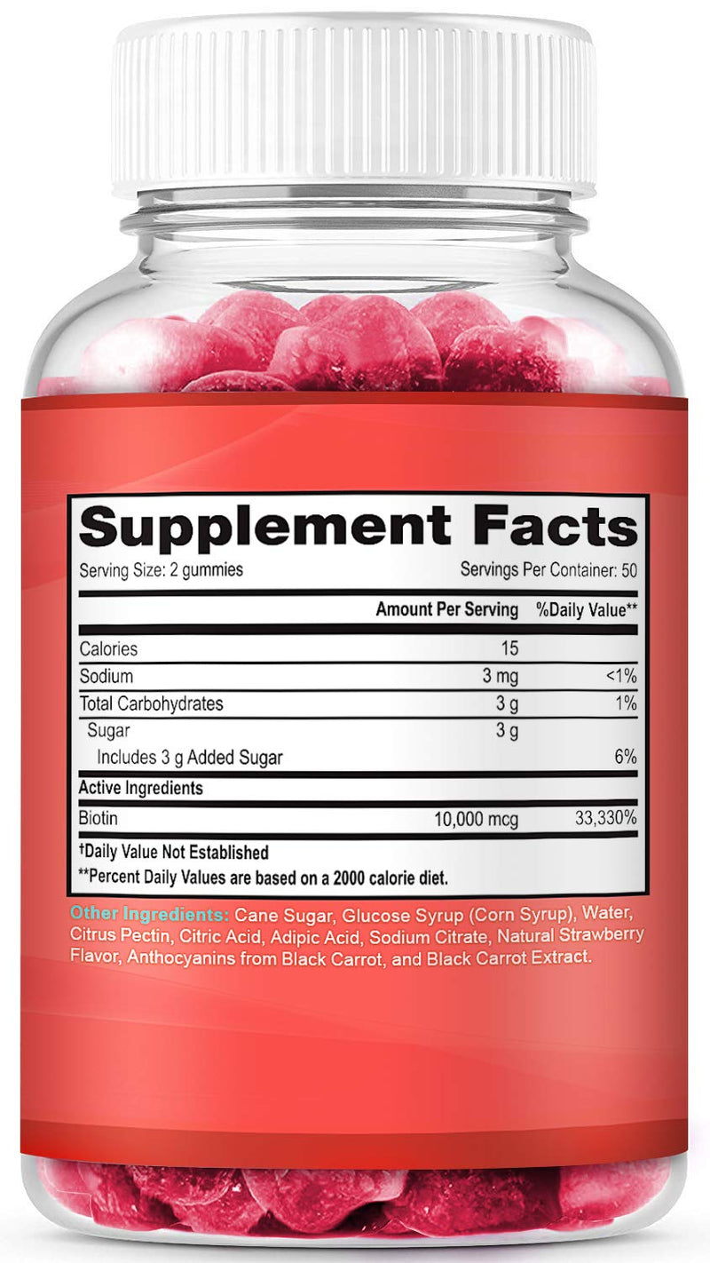 Biotin & Turmeric Vegan Gummies Combo | Max Strength Hair Growth, Skin Health, and Overall Wellness | 10000mcg Biotin & 95% Standardized Turmeric Curcumin | Natural, Non-GMO and Gluten-Free Supplement