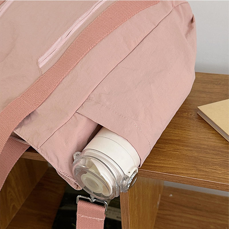 Sursee Large Tote Bags for Women Crossbody Shoulder Purses Travel Duffel Bag Sports Gym Bags Pink